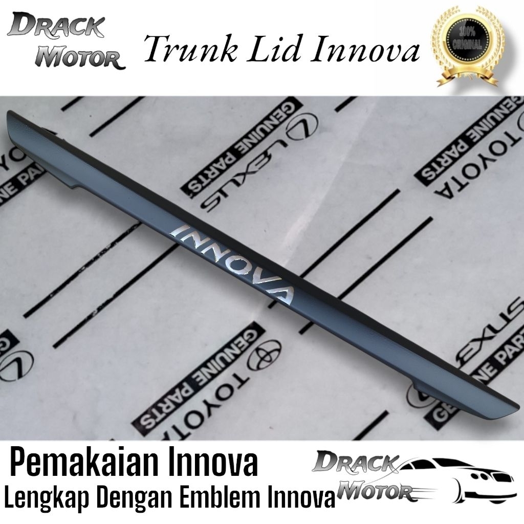 Jual Trunk Lid Innova Hitam Doff Original Bagasi Belakang Toyota Innova ...
