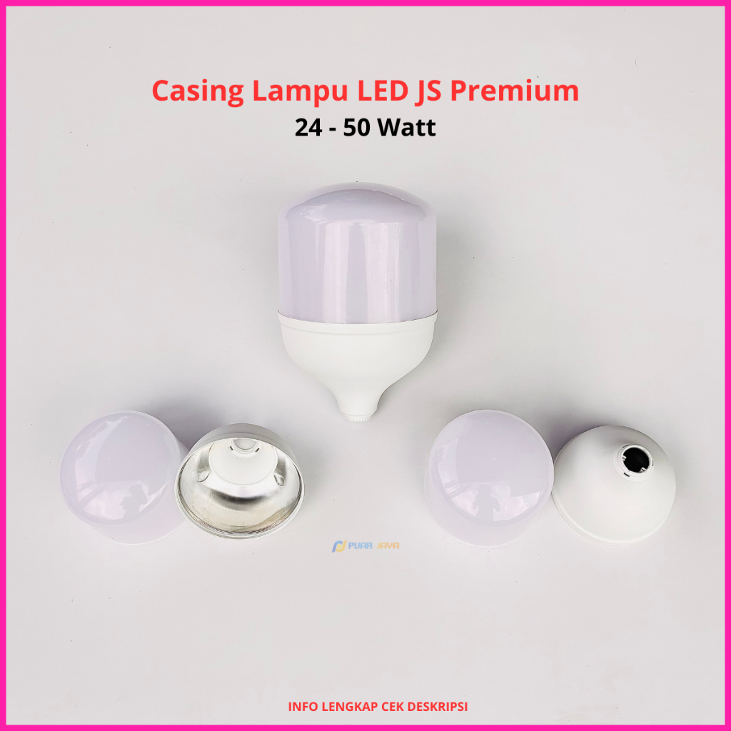 Jual Casing Lampu LED JS Premium 24 30 40 45 50 Watt Kesing LED Model ...