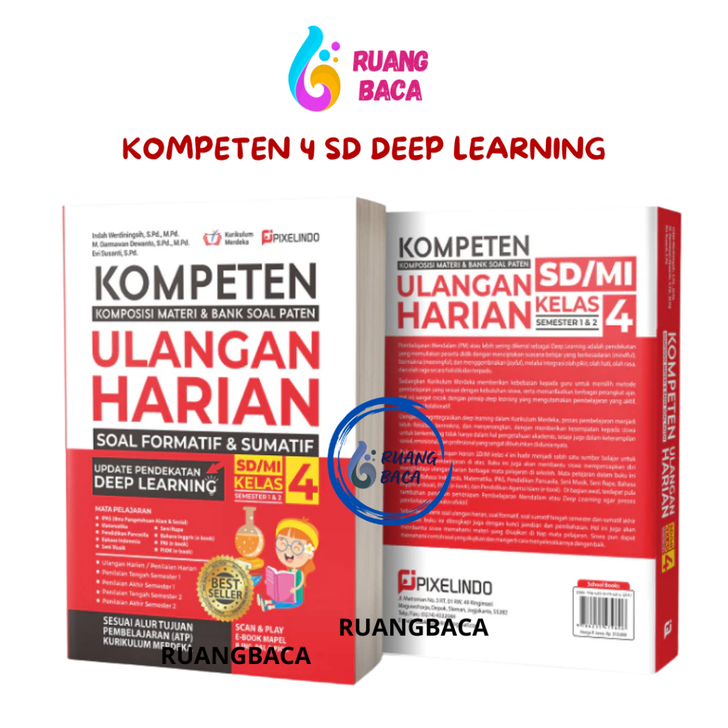 Jual Ruang Baca - Buku Kompeten Ulangan Harian Kelas 4 SD Kurikulum ...