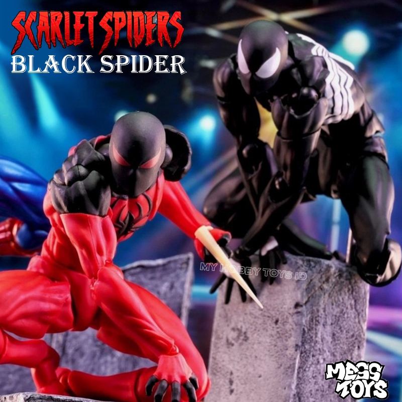 MESS TOYS スカーレットネイバー 1/12 新品未使用 Jual Action Figure Spiderman Symbiote Black Suit Neighbor & Kaine
