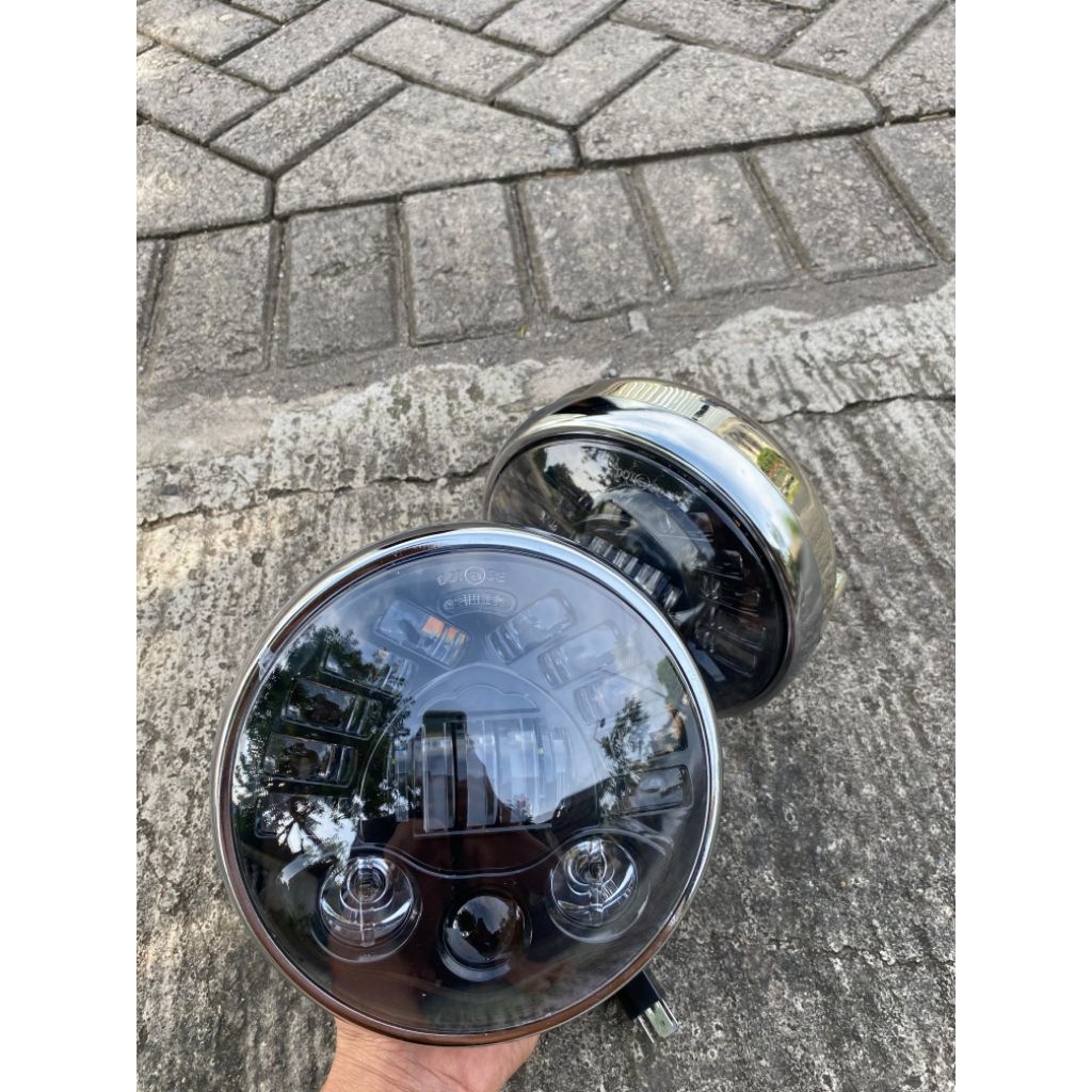 Jual LAMPU LED BULAT 7 INCH 19 LED 75 WATT IMPORT SUDAH STANDART LOGO ...