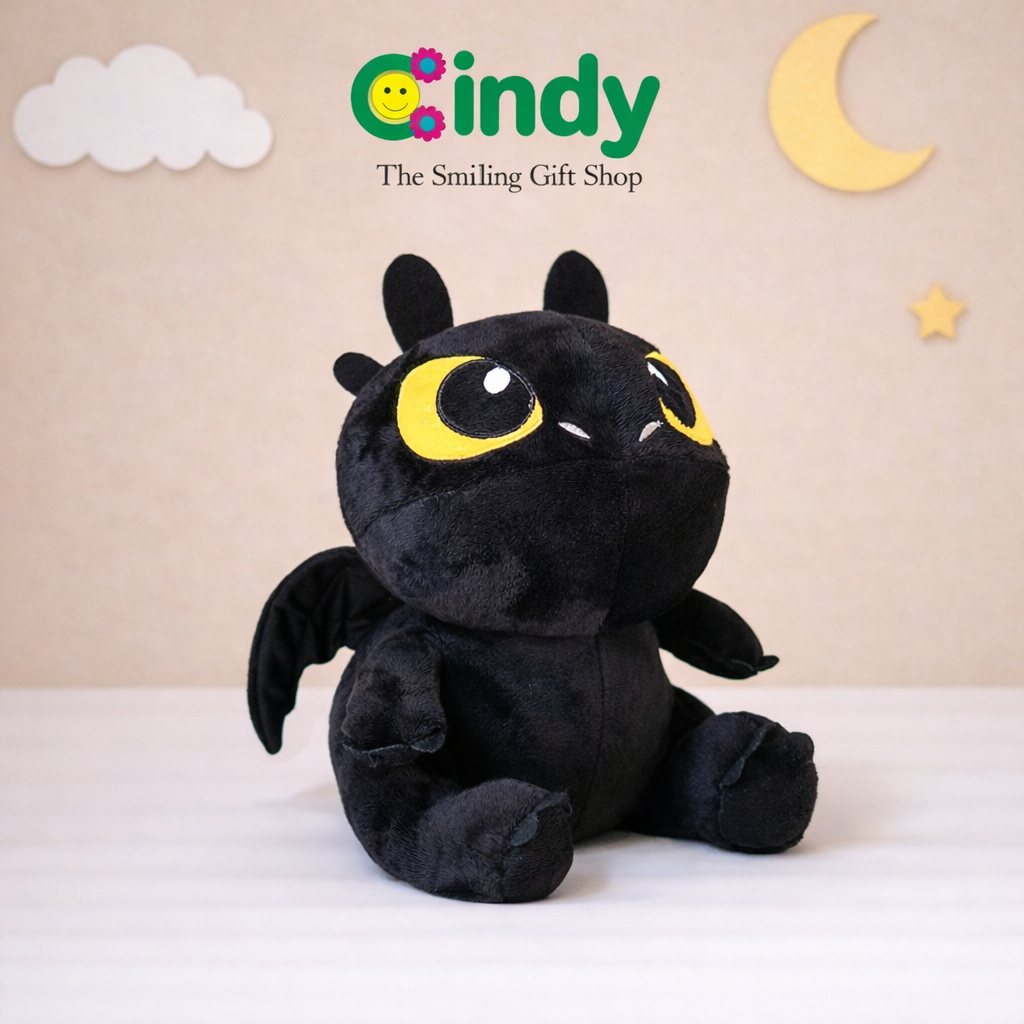 Jual Cindy Plush Toy How To Train Your Dragon Toothless & Light Fury ...