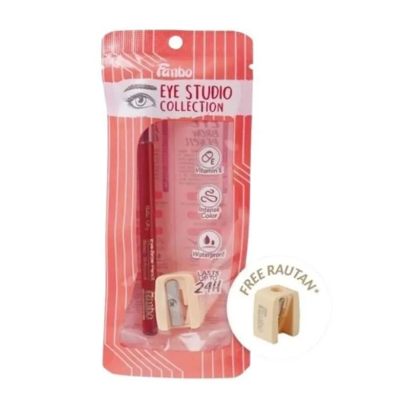 Jual Fanbo Pensil Alis Brown – Eyebrow Pencil Tahan Lama + Free Rautanl ...