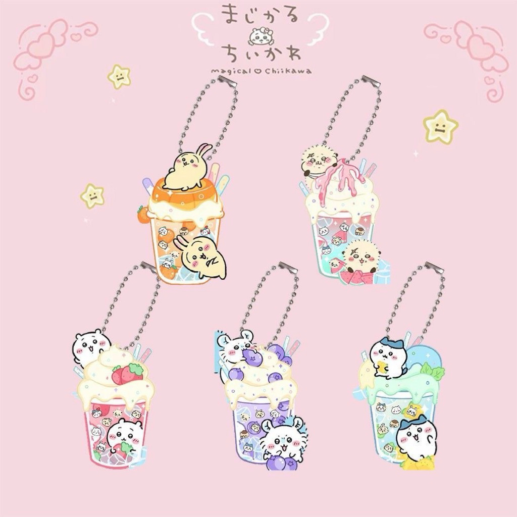 Jual CHIIKAWA BUBBLE TEA KEYCHAIN CUTE CHARM FRUITY | Shopee Indonesia