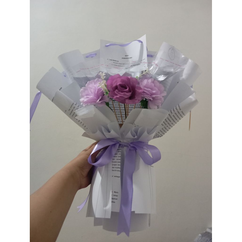 Jual Buket dari kertas revisian | Buket kreatif | Bisa custom | Shopee ...