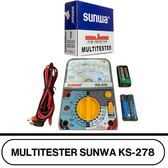 Jual Multimeter Sunwa KS-278 Multitester Sunwa Original KS278 Multi ...