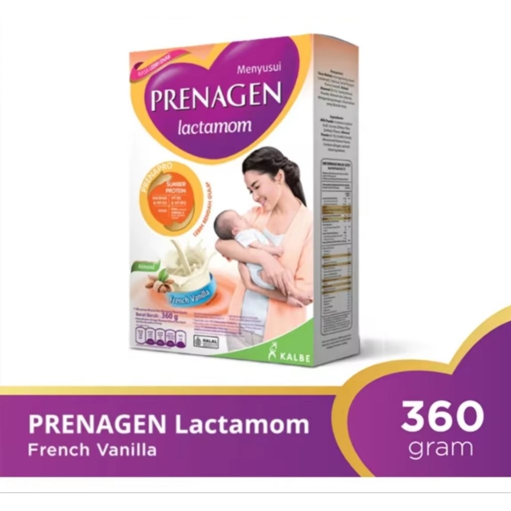 Jual Prenagen lactomom rasa vanilla 360gram 2027 | Shopee Indonesia