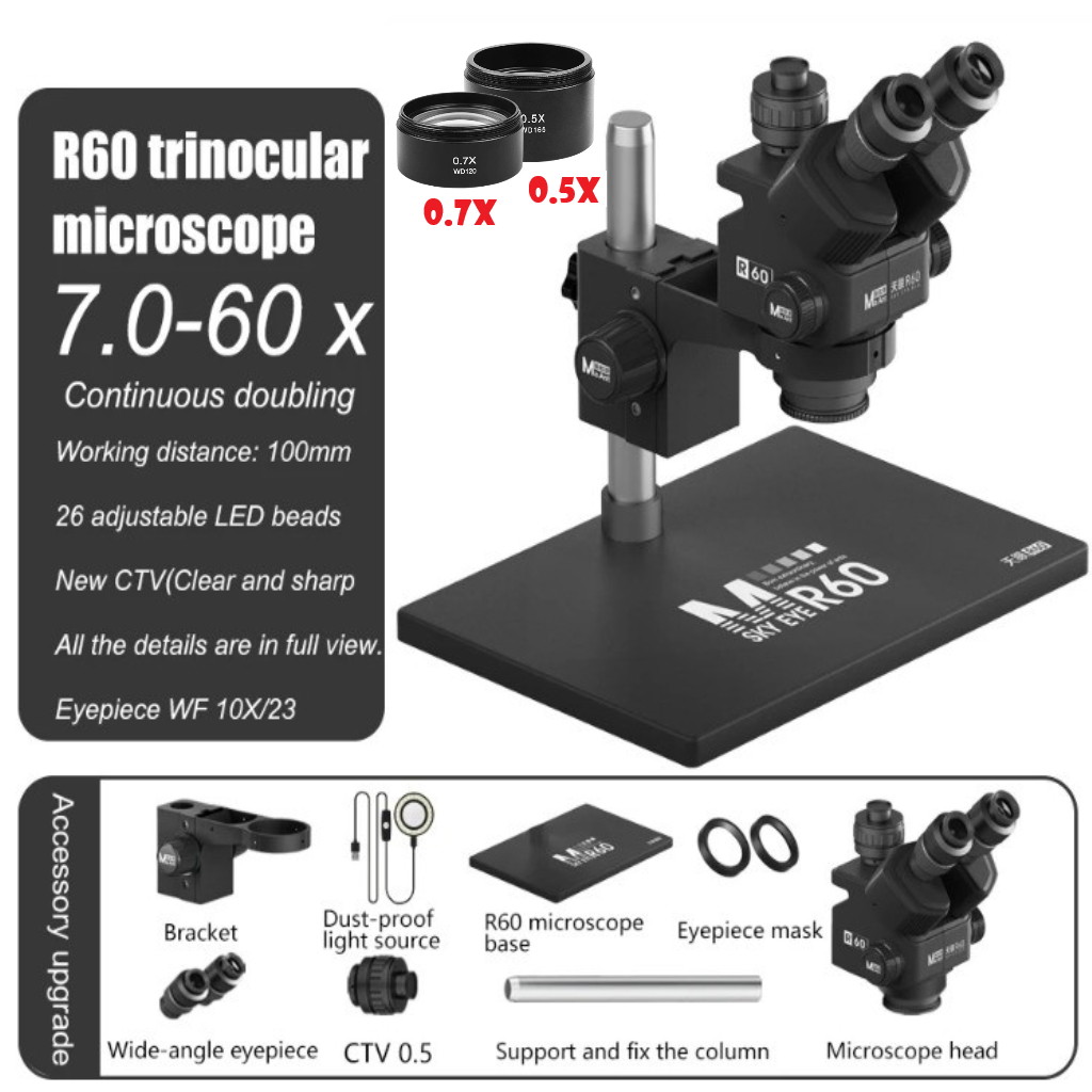 Jual MIKROSCOPE MICROSCOPE TRINOKULAR MAANT R60 / NEPTO M-3-B3 ORIGINAL ...