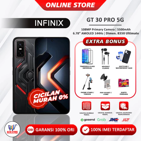 Infinix GT 30 Pro untuk gaming dan konten 4K 60 fps