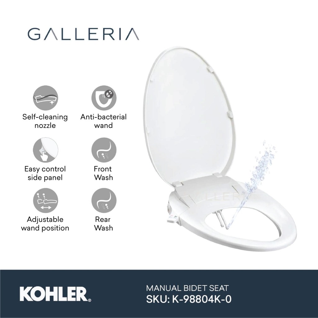 Jual Kohler C3-030 Manual Bidet Seat K-98804K-0 | Shopee Indonesia