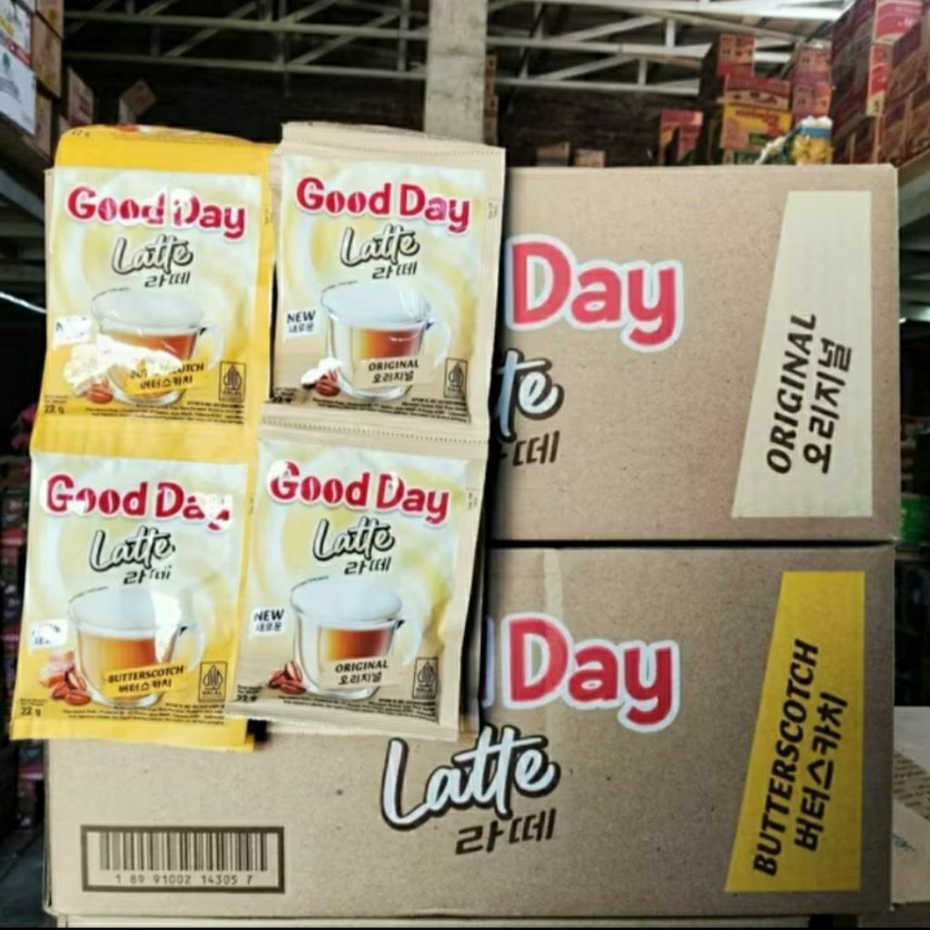 Jual Good Day Latte 1 Karton (12rtg × 10pcs) | Shopee Indonesia