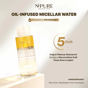 NPURE Power Clear Micellar Water Untuk Semua Jenis Kulit
