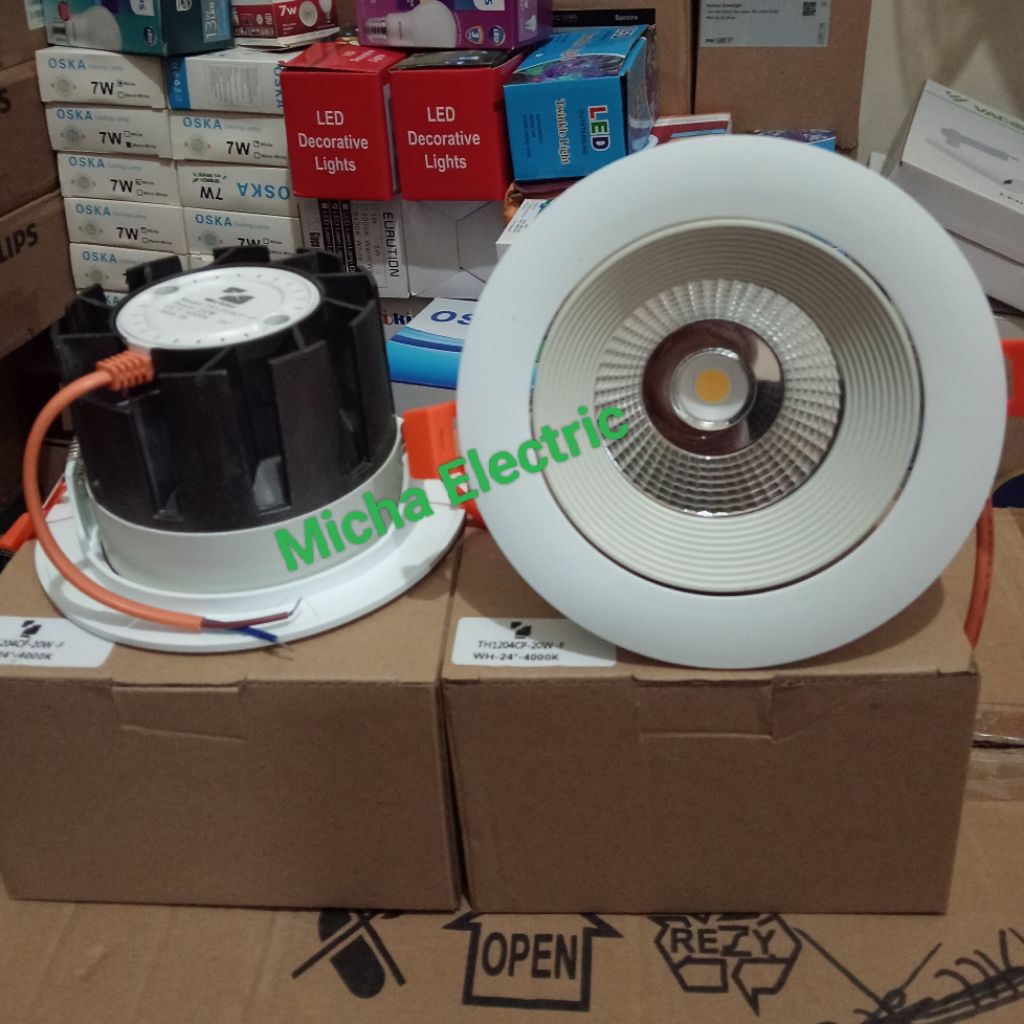 Jual Welite LED Sorot Spotlight COB 20W 4000K Inbow/ Downlight Spot LED ...