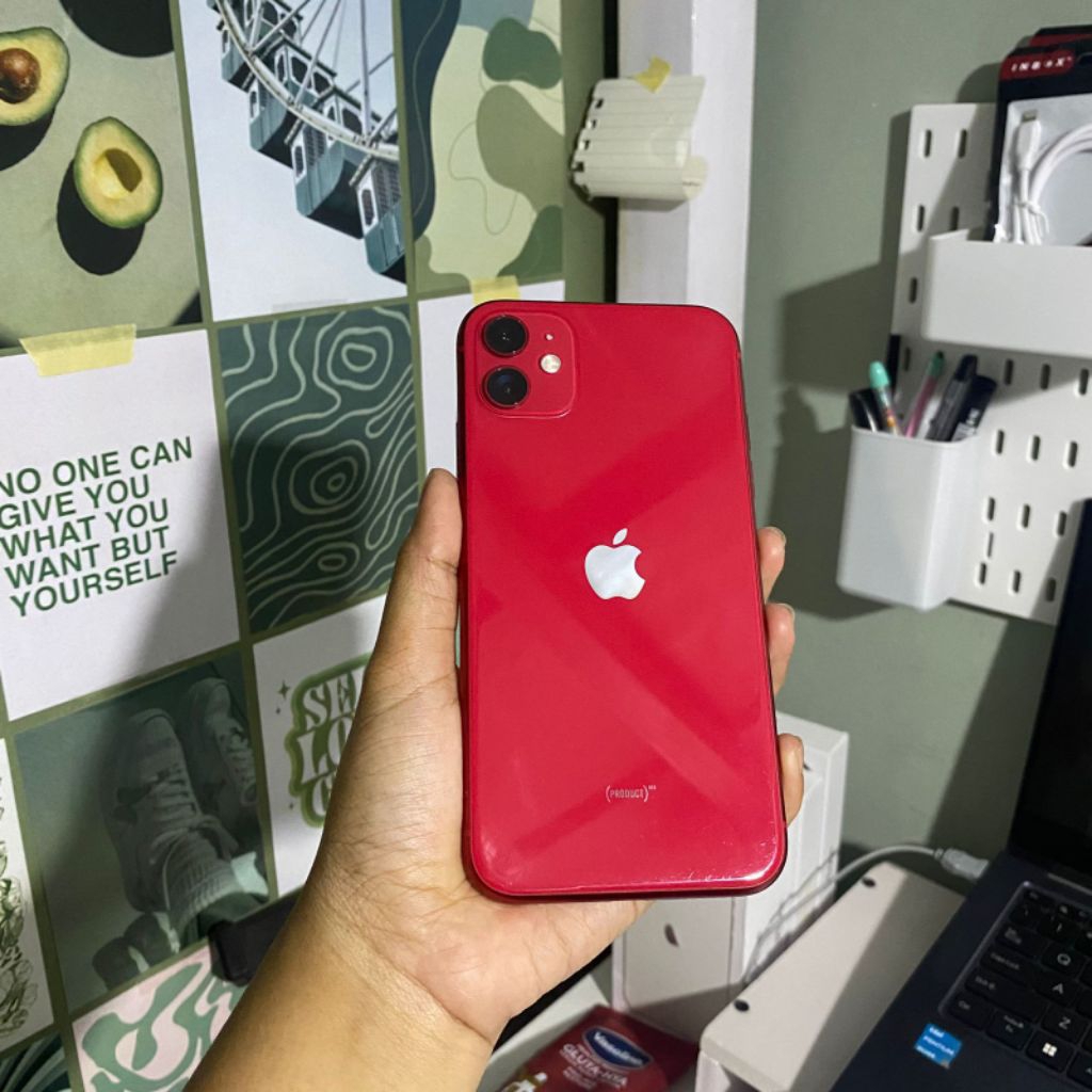 Jual IP 11 128GB MERAH | Shopee Indonesia