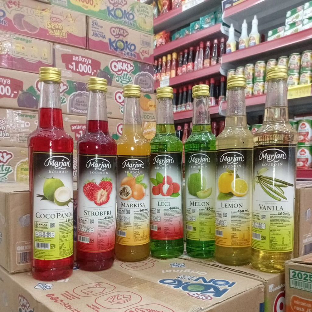 Jual MARJAN ALL VARIAN 460ML SIRUP RASA BOUDOIN | Shopee Indonesia