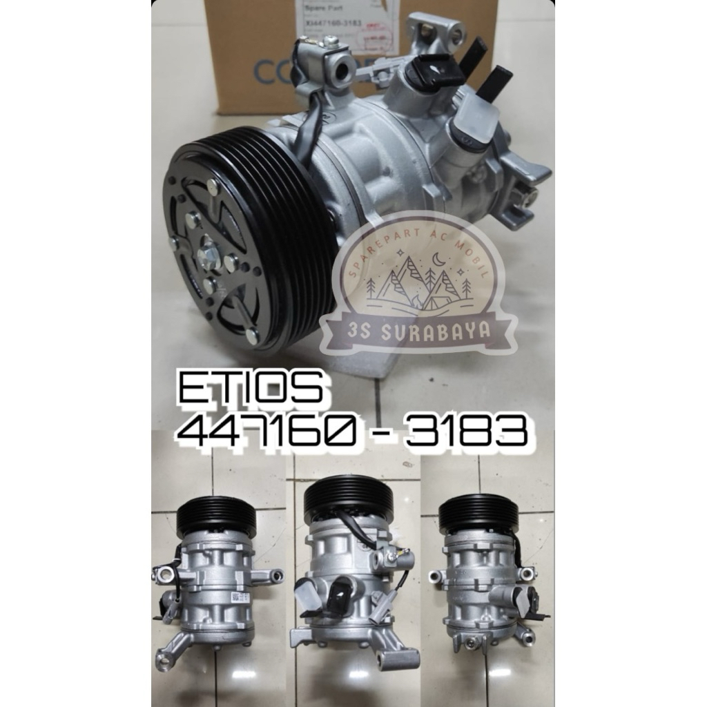 Jual Kompresor Etios Valco Denso Lengkap Assy Ac mobil Toyota ...