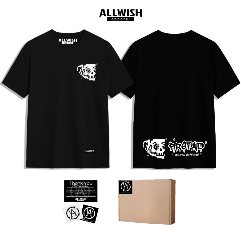 Jual Baju Distro Original Kaos Pria Wanita Street Art Allwish Apparel ...