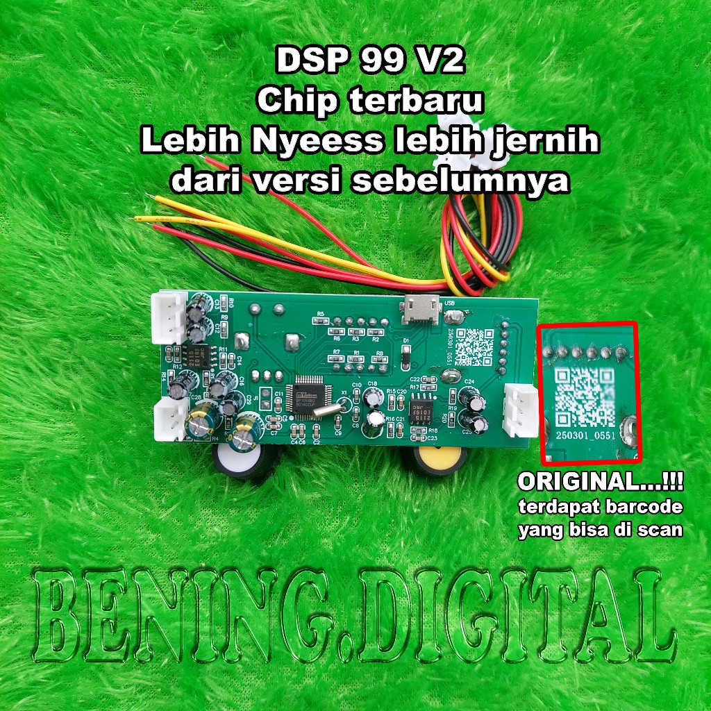 Jual Kit Modul Digital Effect Reverb 99 Efek vocal Nyess Program 99 DSP ...