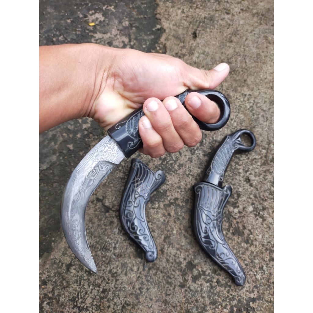 Jual kerambit balikmipih pamor fulltandk | Shopee Indonesia