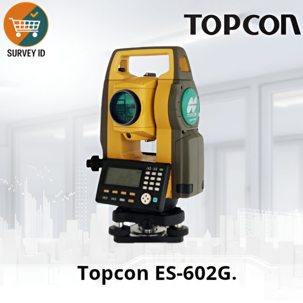 Jual Total Station Topcon ES-602G bekas normal lengkap 1set | Shopee ...