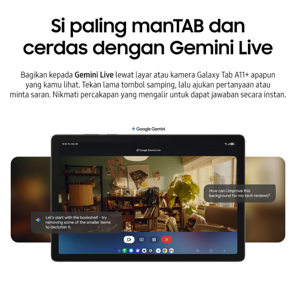 Jual Samsung Galaxy Tab A11+ 5G 6/128GB UHD 4K 11inch 90Hz, Dolby Atmos ...