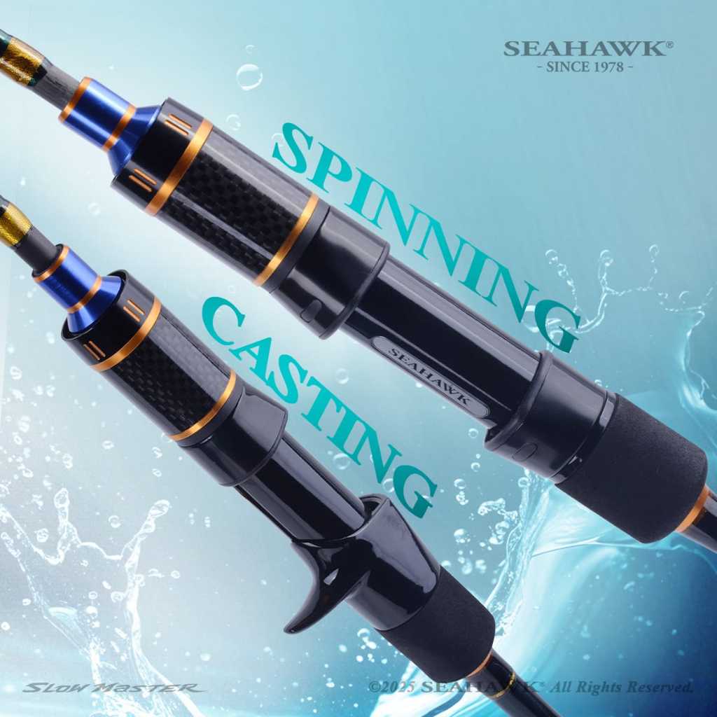 Jual JORAN SEAHAWK SLOW MASTER 632 OVERHEAD / SPINNING CARBON SOLID ...