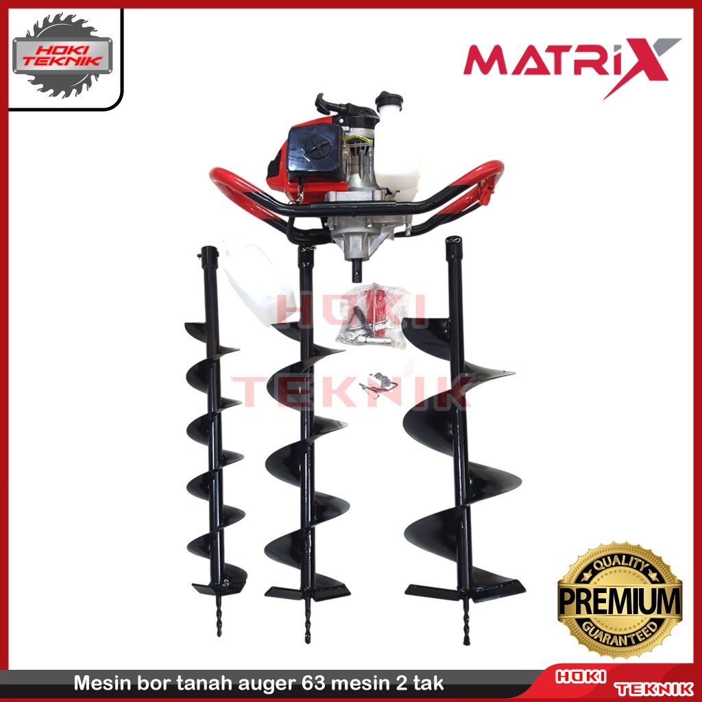 Jual Mesin Bor Tanah Matrix 63 Auger Biopori | Shopee Indonesia