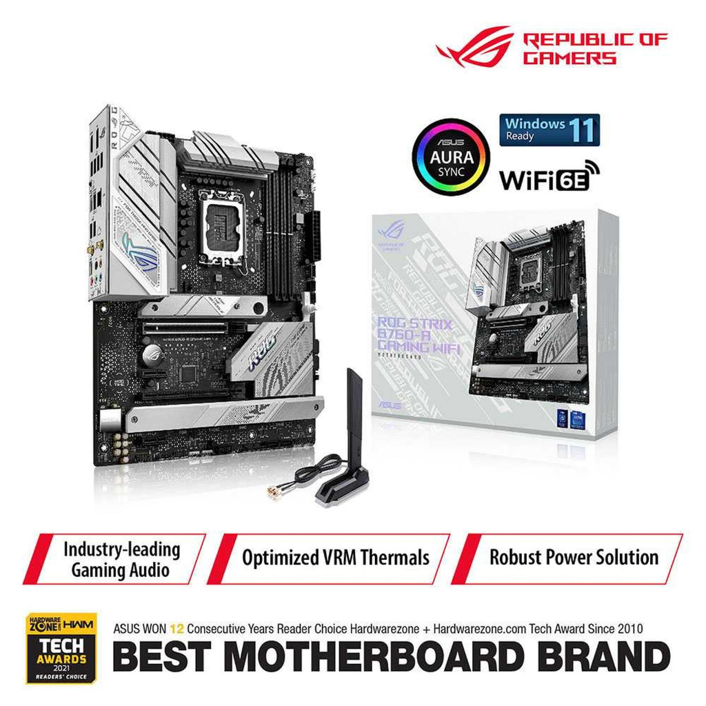 Jual ASUS ROG STRIX B760-A GAMING WIFI DDR5 B760A - LGA 1700 (ATX ...