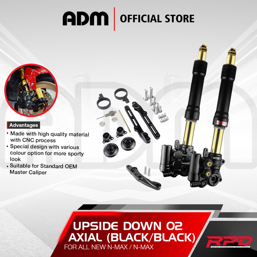 Jual Shock Depan RPD Upside Down 02 for All New N-MAX / N-MAX (AXIAL ...