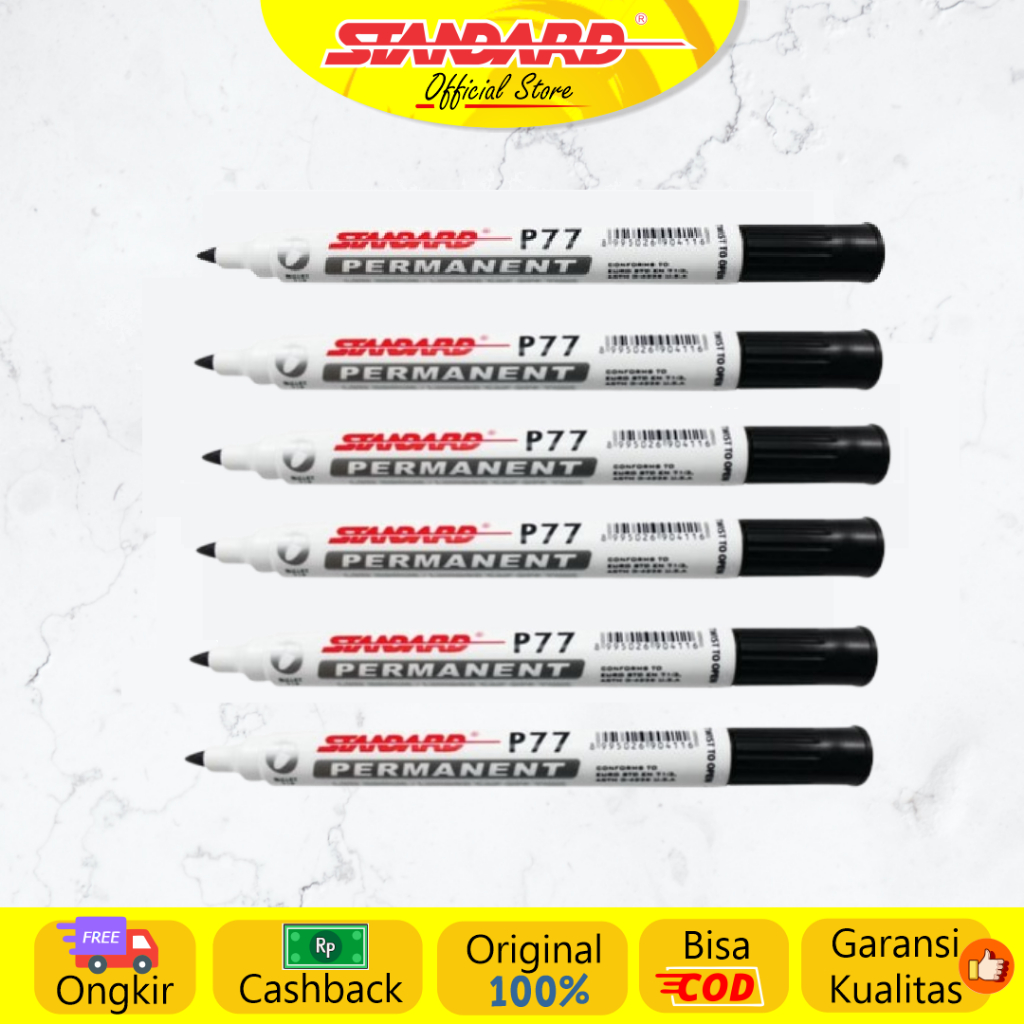 Standard - P77 Permanent Marker ( Spidol yang tidak bisa dihapus ) (8)