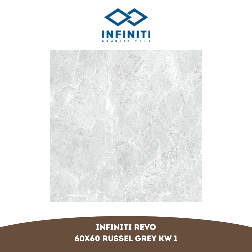 Jual INFINITI Granit Revo Series Russel Grey 60X60 KW 1 per Box (Isi 4 ...