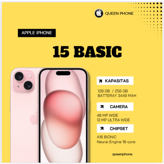 Jual IP 15 128GB/256GB SECOND LIKE NEW FULLSET NO MINUS | Shopee Indonesia