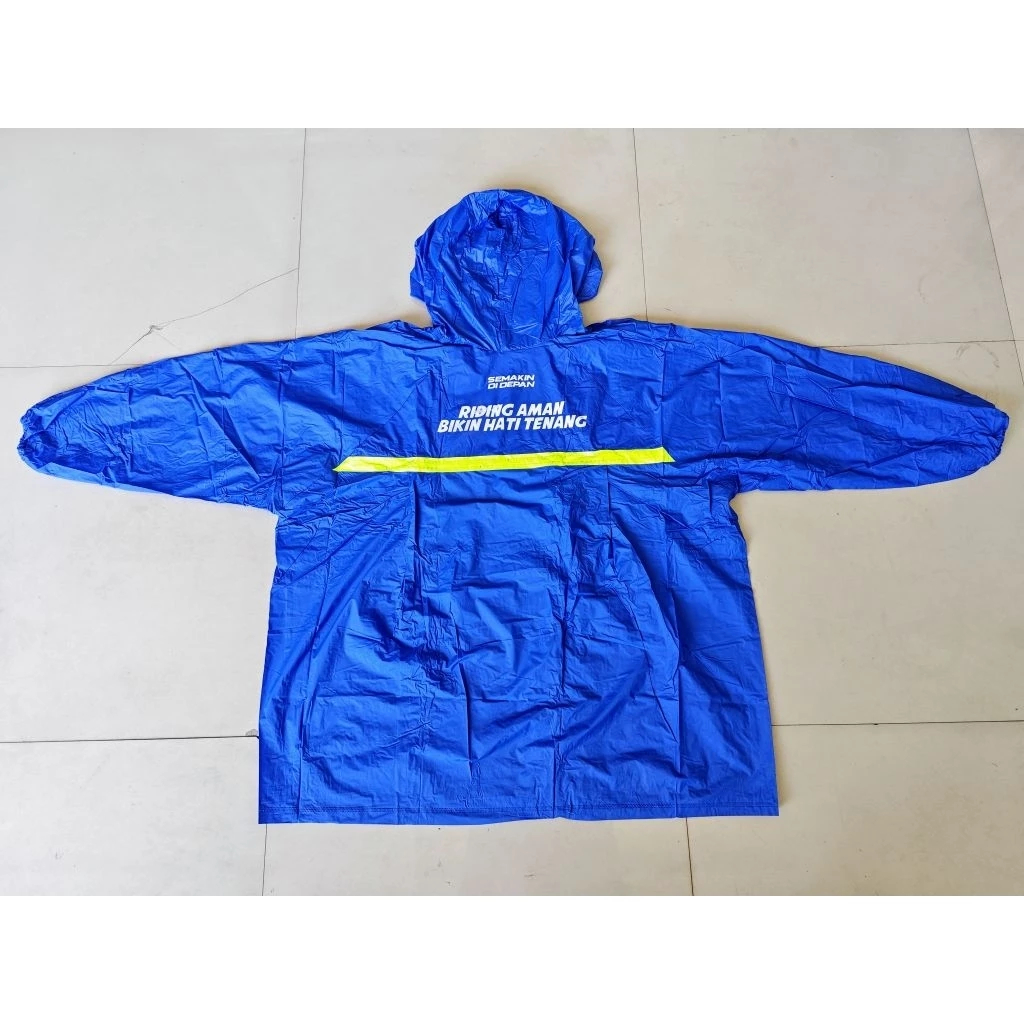 Jual Jas Hujan PVC original YAMAHA murah tebal dan awet logo SEMAKIN DI ...