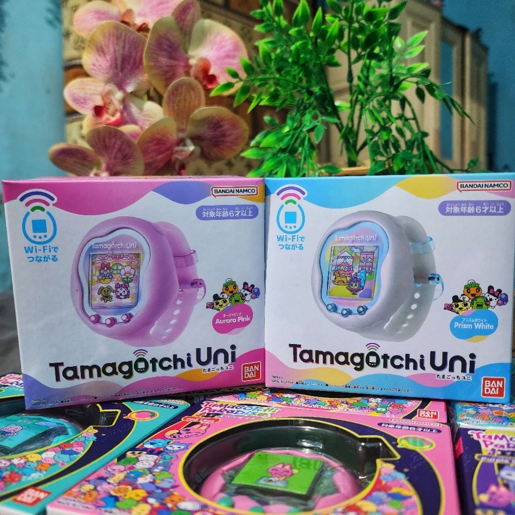 Jual Tamagotchi Uni Aurora Pink & Prism White [Ready Stock