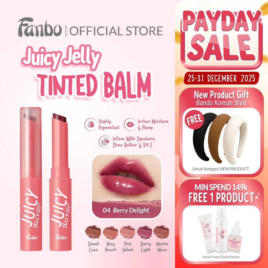 Jual (FREE BANDO!) - Fanbo Juicy Jelly Tinted Balm (DP) 2In1 Mengandung ...