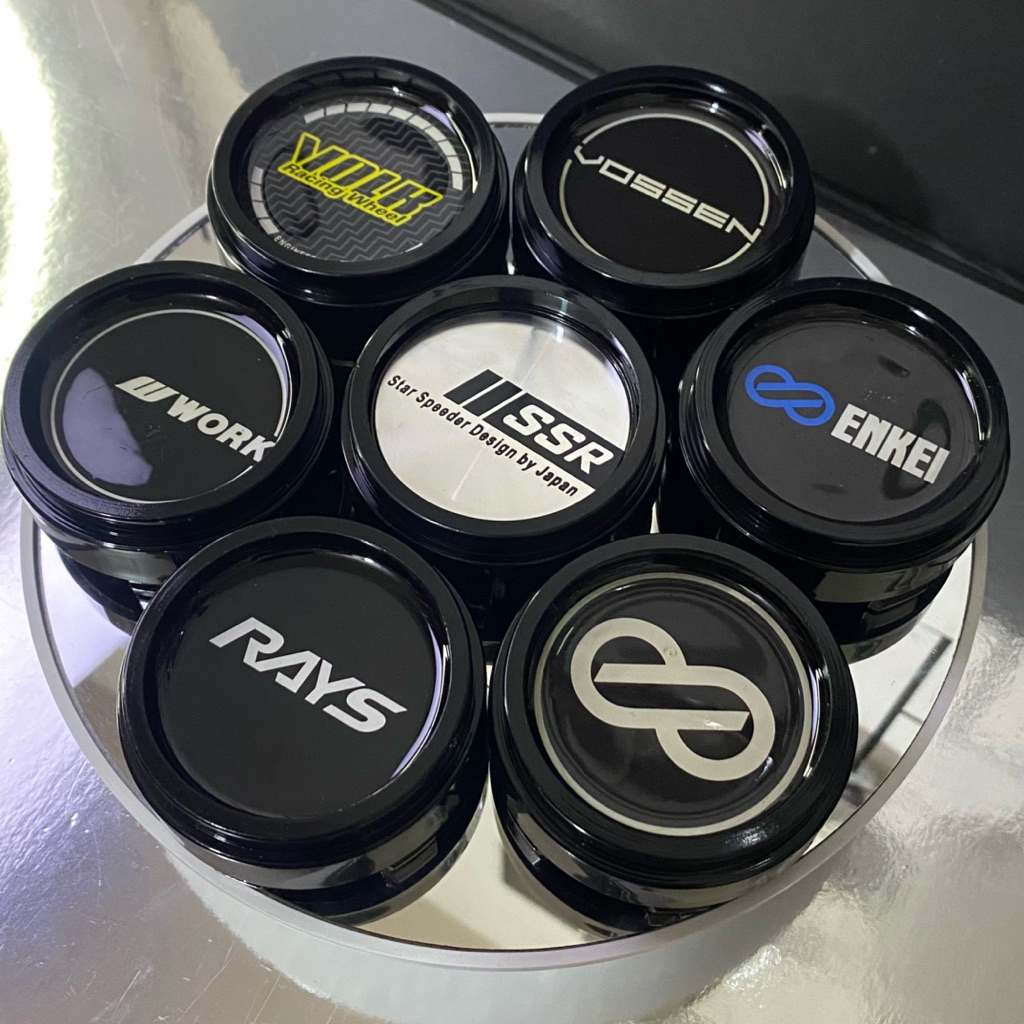 Jual Tutup Velg Dop Roda Racing Tabung Hitam Motif Enkei Rays Ssr Volk ...