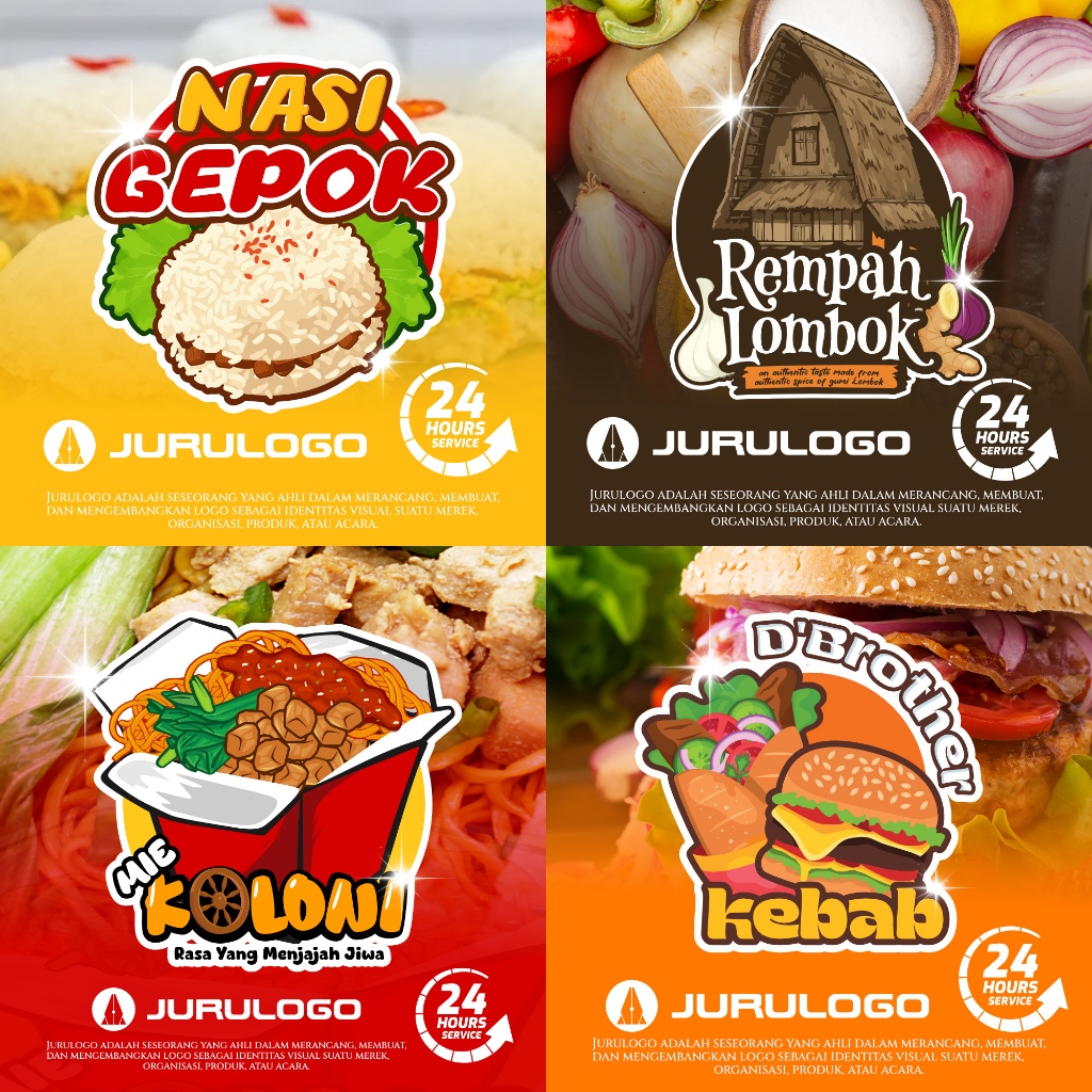 Jasa Desain Logo Profesional Custom Original Revisi Sampai Puas untuk UMKM Perusahaan Toko OLSHOP