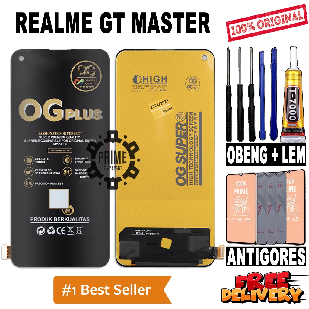 Jual LCD TOUCHSCREEN REALME GT MASTER ORIGINAL OEM LCD FULLSET | Shopee ...