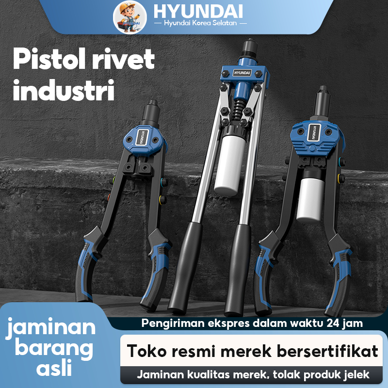 Jual HYUNDAI Pistol Rivet Multifungsi Tang Rivet Tang Ripet Tembakan ...