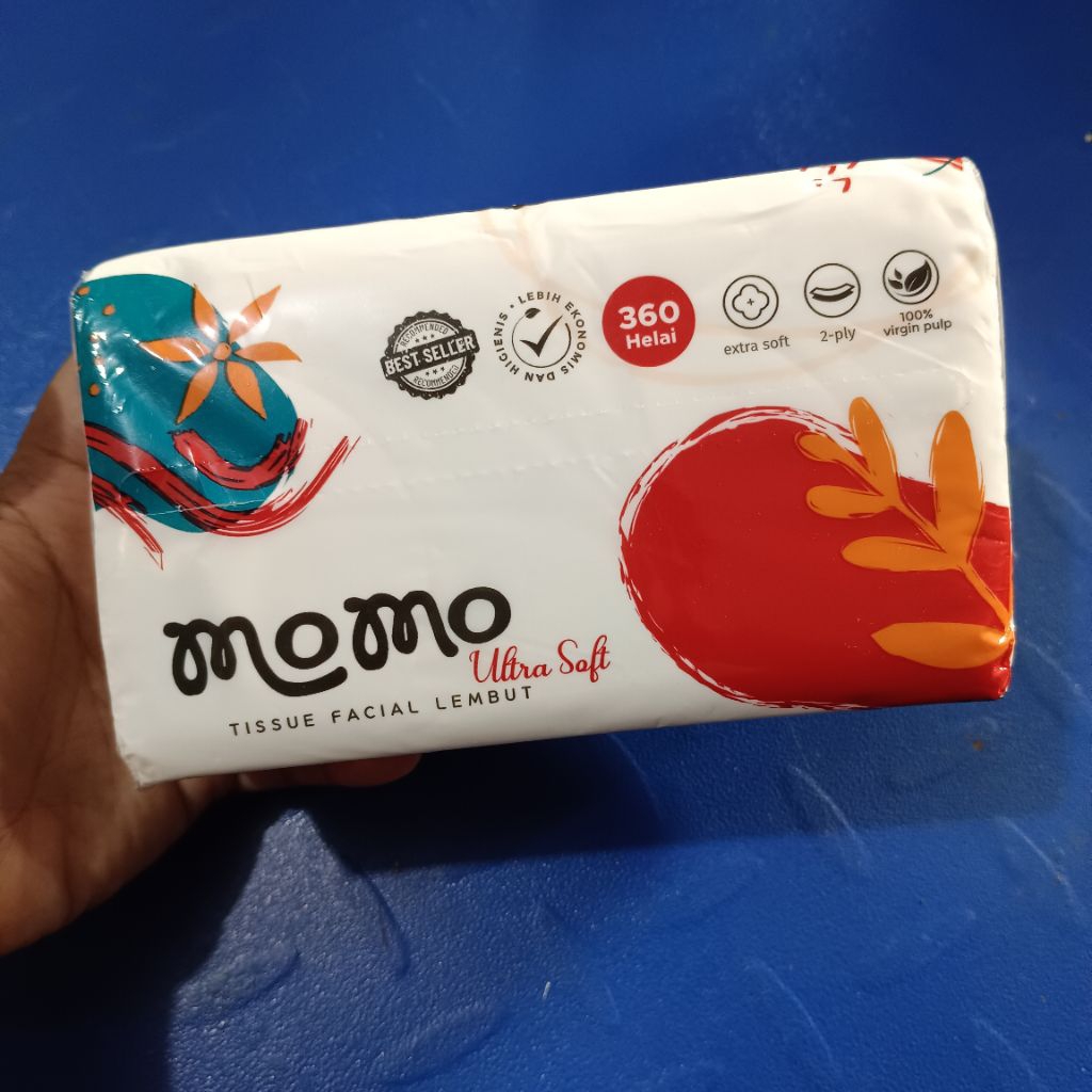 Jual Tisu Wajah Momo Ultra Soft 360 Helai - Lembut, Aman, dan Daya ...