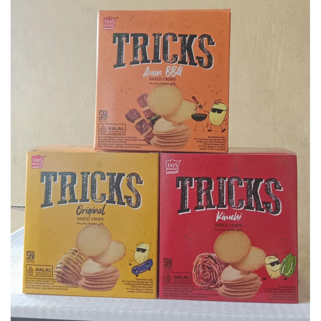 Jual 10 Bungkus Tricks Potato Asian BBQ Potato Rasa Kimchi Asli Box ...