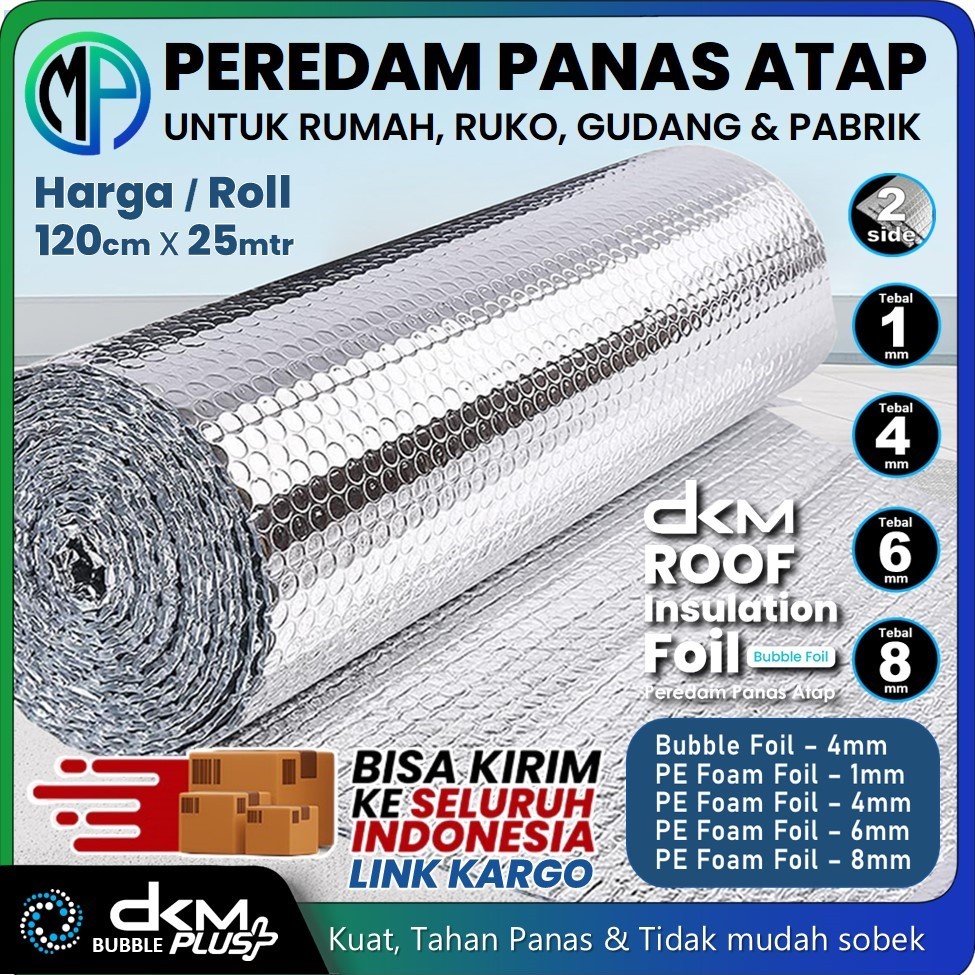 Jual Peredam Panas Atap DKM Roll Tinggi 60cm dan 120cm x 25meter ...