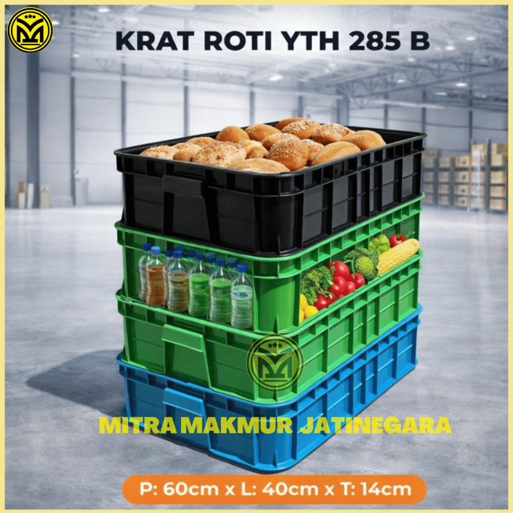 Jual KERANJANG INDUSTRI YTH 285 KRAT ROTI 60 X 40 X 14 CM KONTAINER BOX ...
