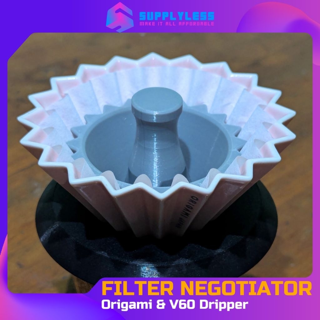 Jual Origami & V60 Dripper Filter Negotiator | Alat Bantu Flush Paper ...