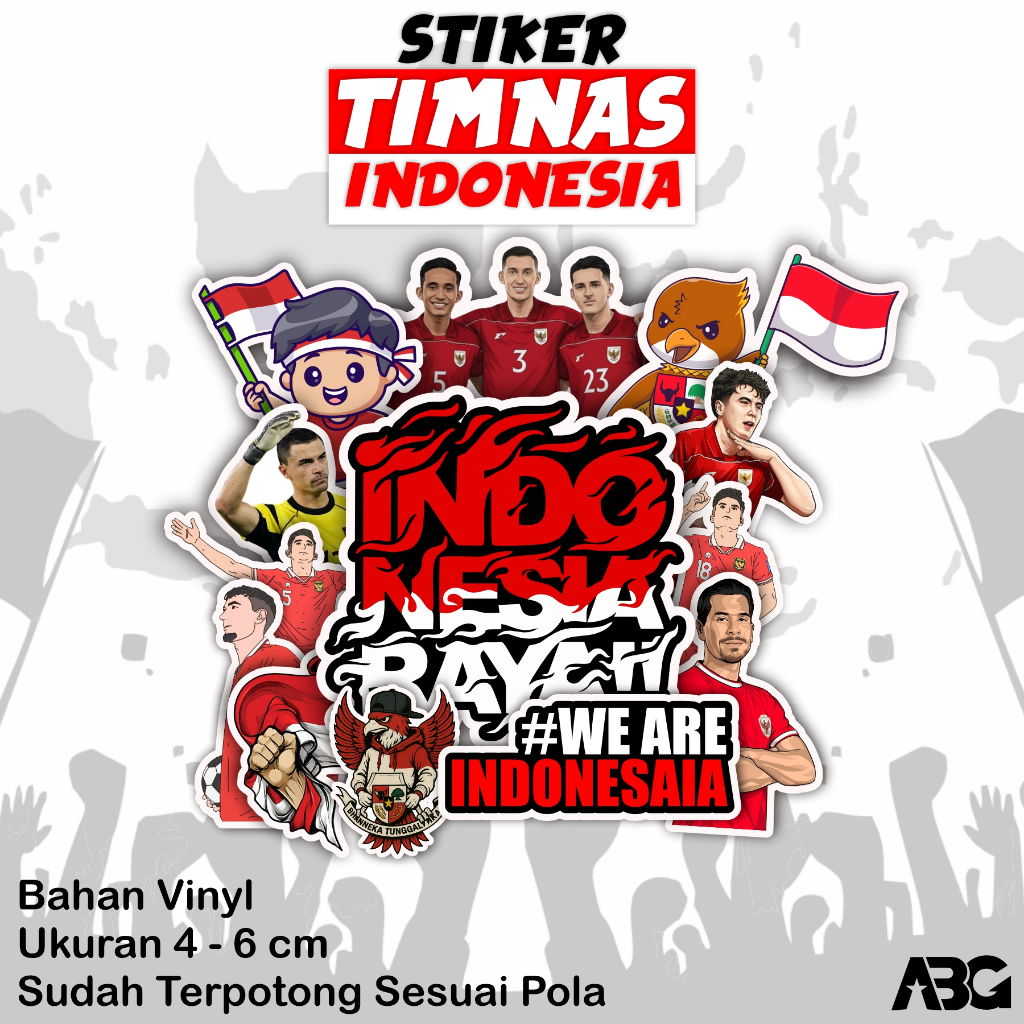 Jual Sticker Timnas Indonesia Aesthetic – Stiker Vinyl Waterproof ...
