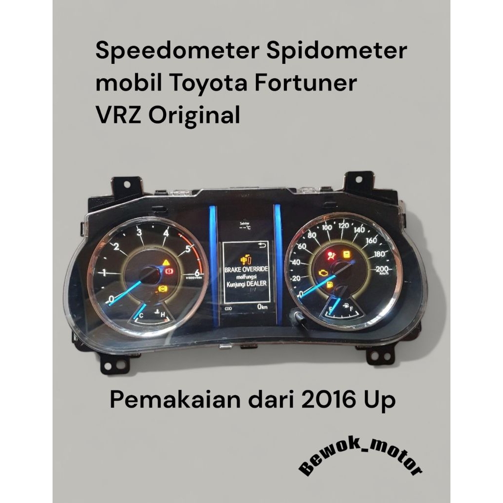 Jual Speedometer Spidometer mobil Toyota Fortuner VRZ 2016 Original ...