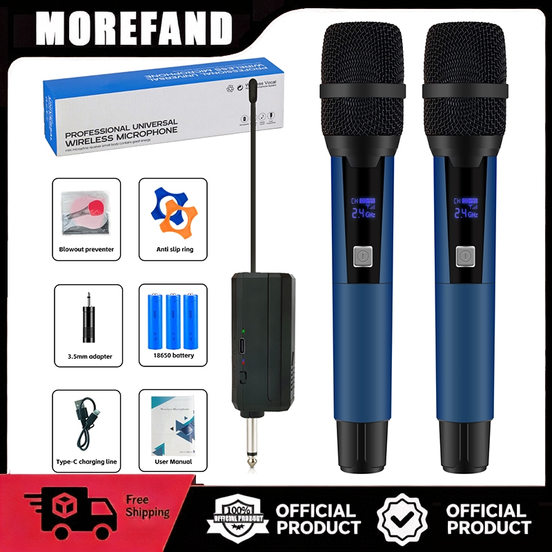 Jual [COD] Wireless Microphone mic Mic Double mikrofon Wireless / Mic ...