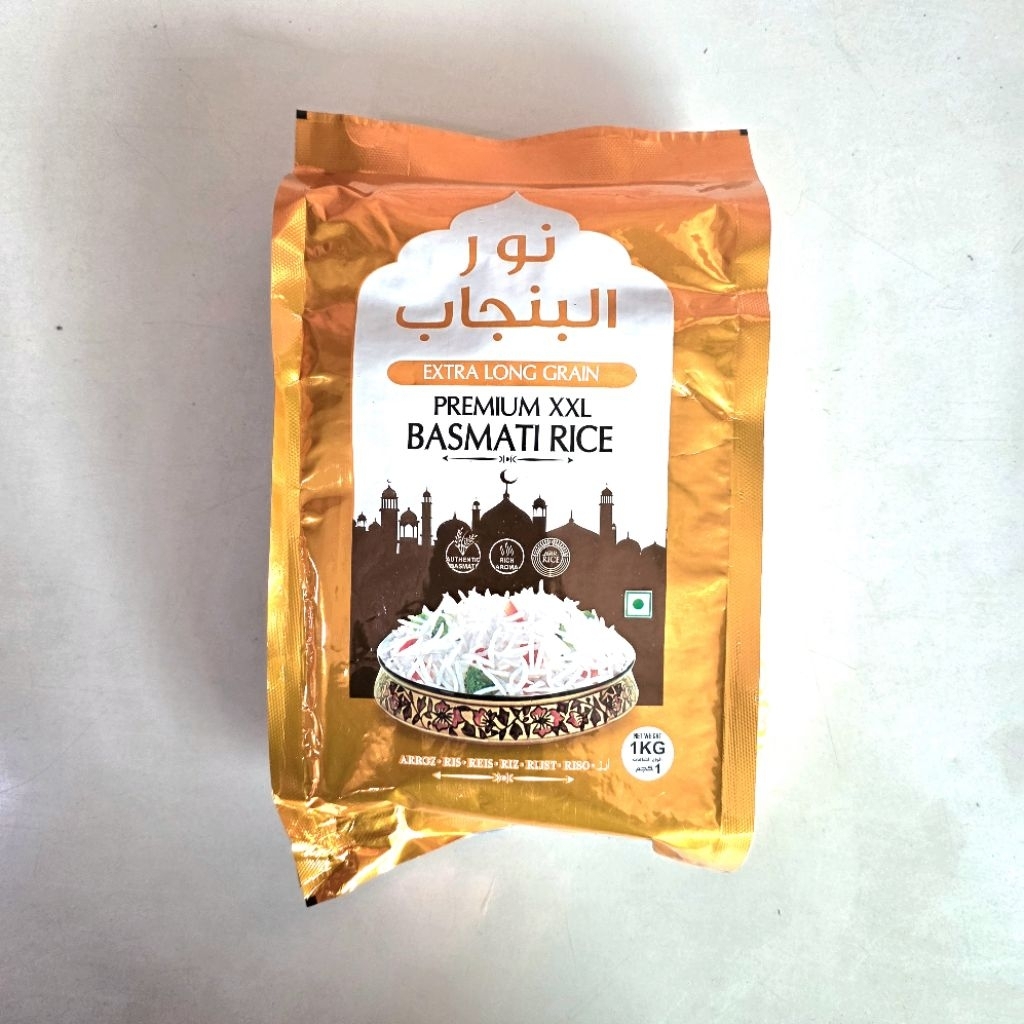 Jual NOOR E PUNJAB BASMATI RICE 1KG KEMASAN ASLI | Shopee Indonesia