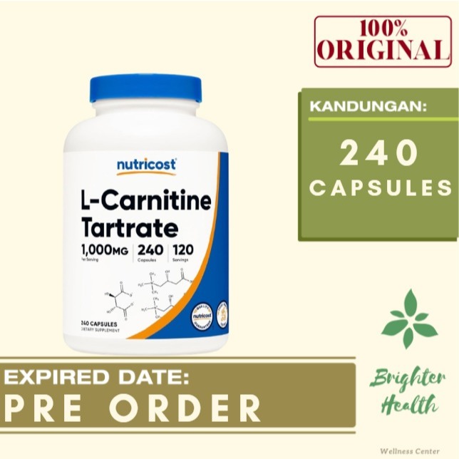 nutricost l-carnitine tartrate 1000mg Capsules Nutricost L-Carnitine Tartrate 1000mg, 120