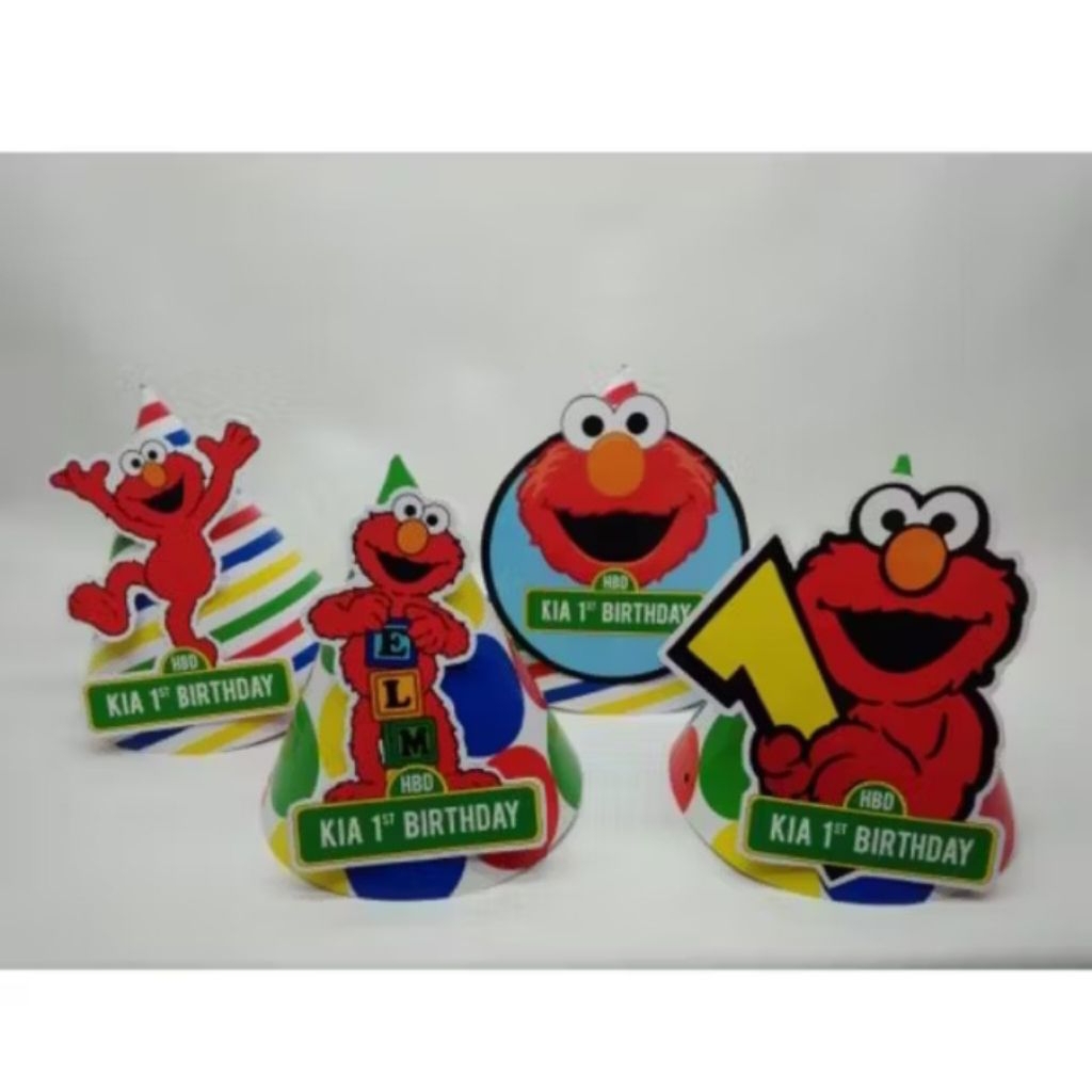 Jual topi pop up elmo / topi pop up ultah / topi pop up ulang tahun ...